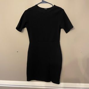 Black mini dress